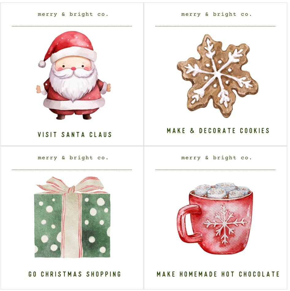 Christmas Advent Activity Cards